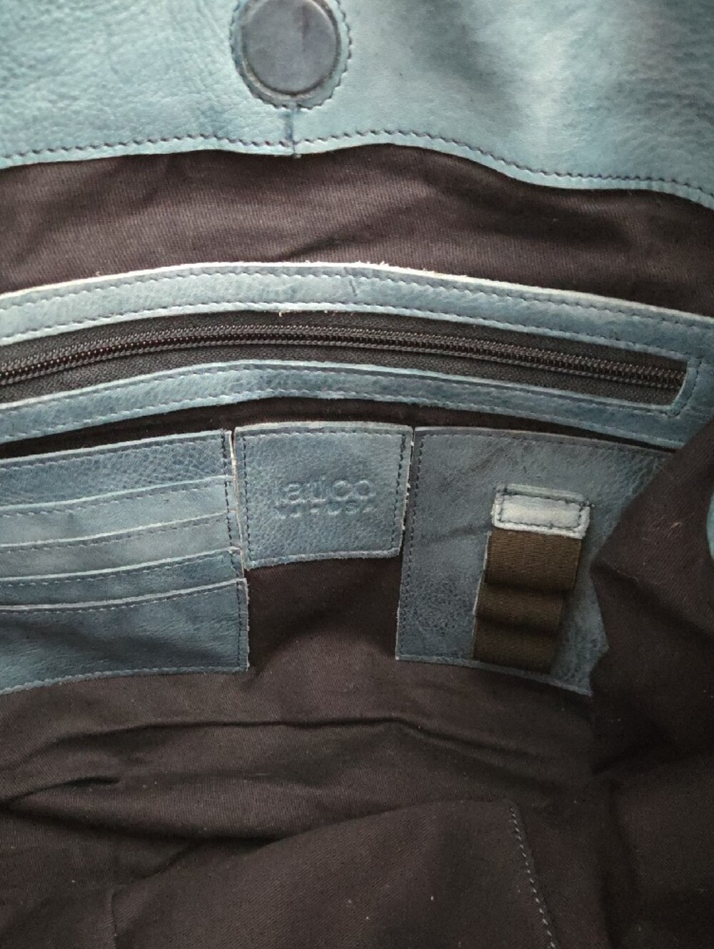 Latico Denim Leather Shoulder Hobo - Picture 6 of 7